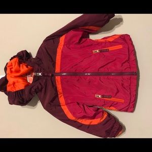 Lands End Ski parka with matching snow pants.